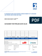 Datasheet For Pipeline Gate Valve