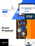 Grant Proposal Presentation Template