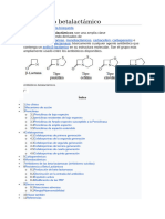 Antibioticos Betalactámicos