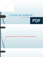 Etude de Marche