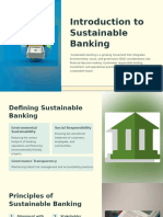 Introduction To Sustainable Banking