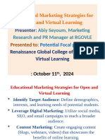 PPT-Edu Marketing