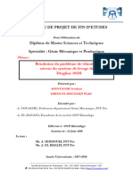 Résolution Du Problème de Vibration Au Niveau Du Système de Levage de La Dragline 195M - Walid DRISSI EL BOUZAIDI