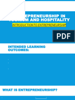 1 - Introduction To Entrepreneurship