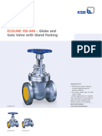 ECOLINE 150-600 - : Globe and Gate Valve With Gland Packing