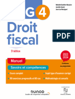 DCG 4 Droit Fiscal Manuel 2023 2024 Dunod