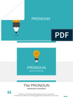 Pronouns and Its Types. 3rd Lecture