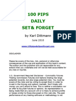 100 Pip Daily by Karl Dittman