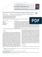 Chrono-Exercise Time-Of-Day-Dependent Physiological Responses To Exercise