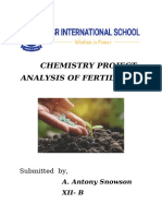 Chemistry Project Grade 11 (Snowson)