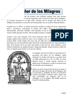 Ficha El Senor de Los Milagros para Quinto de Primaria