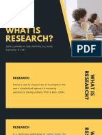 What Is Research