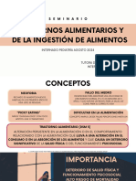 Trastornos de La Conducta Alimentaria