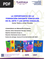 La Importancia de La Formación Docente Vinculada en El Arte y Las Artes Visuales