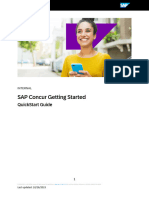 Cte en Us SAP Concur Getting Started Quickstart Guide Final Horizon