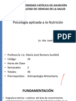 Clase 1 Presentación de La Materia. Psicología Como Disciplina Científica