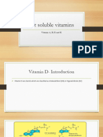 Fat Soluble Vitamins-Vitamin D, E, K