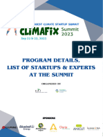 CLIMAFIX Summit 2023 Directory