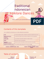 Traditional Indonesian Folklore Dances