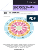 Ind Vs Ban - Ticket