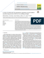 A Review of Multi-Scale and Multi-Physics Simulations of Metal Additive Manufacturing Processes With Focus On Modeling Strategies