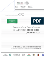 CX 20. Infección de Sitio Quirúrgico GPC