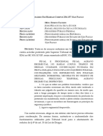 Afastado Trafico Privilegiado Quantidade Droga