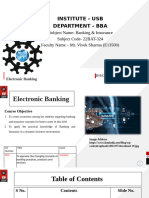 2.2.1 Electronic Banking