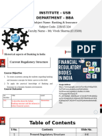 2.1.5 Current Regulatory Structure