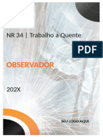 NR34 - Apostila - Trabalho A Quente - Observador - Mar 2024