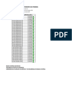 Tabla de La Unidad de Fomento de Vivienda