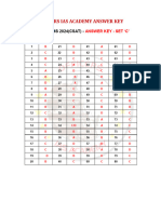 Gs 2 Csat Answer Key C