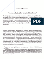 Zalewski Fenomenologia Jako Terapia Filozoficzna 2008