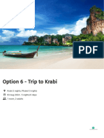 Option 6 - Trip To Krabi