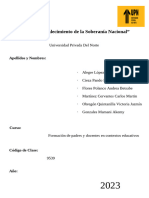 Plan de Trabajo - Formación de Padres