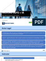 Imersão LGPD + Ia: para Líderes e Gestores Na Era Da IA