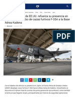 La Fuerza Aérea de EE - UU. Refuerza Su Presencia en Japón Con El Arribo de Cazas Furtivos F-35A A La Base Aérea Kadena