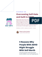 ADHD & Self-Hate