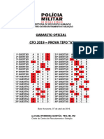 Gabarito - Prova Cfo - 2019 PDF