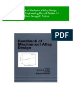 (Ebooks PDF) Download Handbook of Mechanical Alloy Design Mechanical Engineering Marcell Dekker 1st Edition George E. Totten Full Chapters