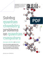 Solving Quantum Chemistry Problems On Quantum Computers