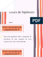 Texto 7 Testes Da Média e Da Proporção