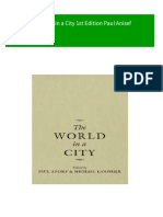 The World in A City 1st Edition Paul Anisef All Chapter Instant Download