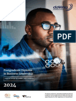 NQF 8 - Postgraduate Diploma in Business Leadership Brochure