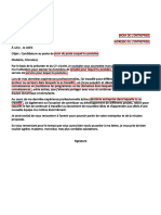 Modèle de Lettre de Motivation WORD PDF