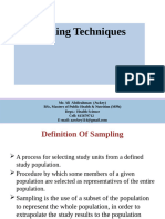 Lec 6 Sampling Techniques