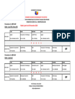 Horaire Des Cours L1 LMD IGAF-GAF Du 05-11-024