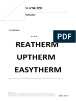 Reatherm Uptherm Easytherm Manuale Duso