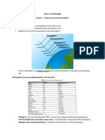 UNIT 4 Atmosphere