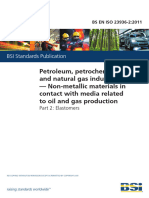 Non-Metallic Materials in Contact With Media Related To Oil and Gas Production Part 2 Elastomers